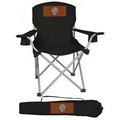 US Made Large Folding Chair w/330 lb. Rating, Arm Rests, 2 Cup/Cell Phone Holder